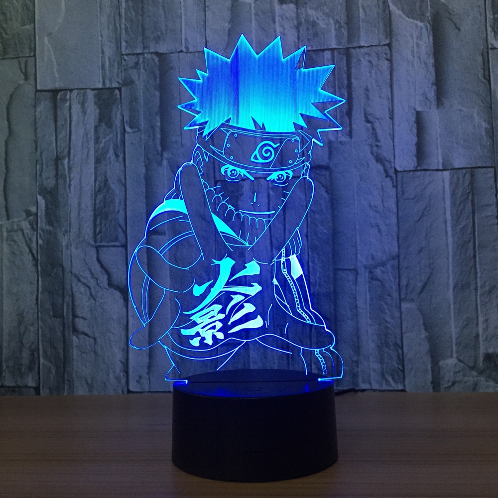  Lampe  RGB Naruto LED  Boutique Manga 