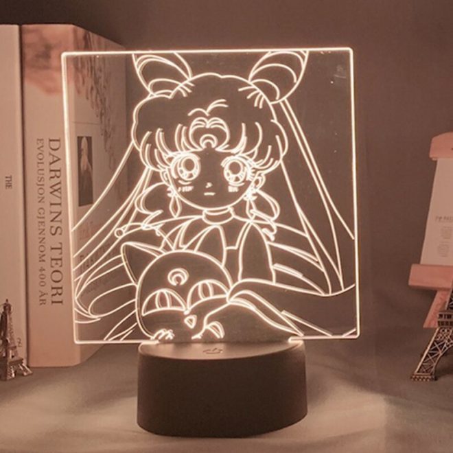 Veilleuse Sailor Moon Blanc