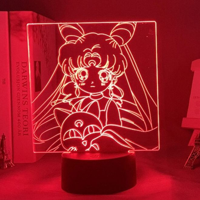 Veilleuse Sailor Moon Rouge