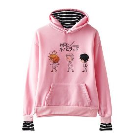 Sweat-Capuche-Rose-1-The-Promised-Neverland