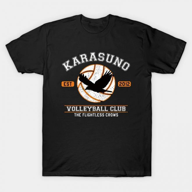 T-Shirt-Karasuno-Noir