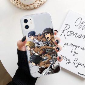 Coque-IPhone-Armin-Livai-Eren-Mikasa