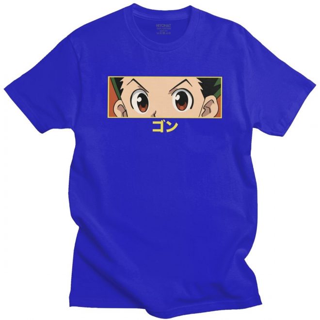 T-Shirt-Gon-Regard-Bleu