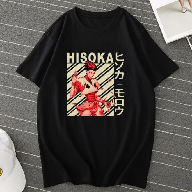 T-Shirt-Hisoka-Action-Kanji-Noir