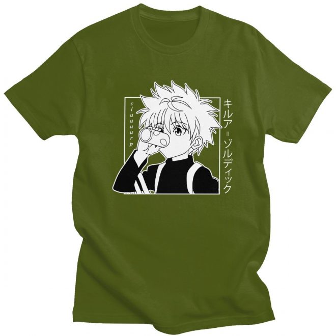 T-Shirt-Kirua-Kanji-Vert-Kaki