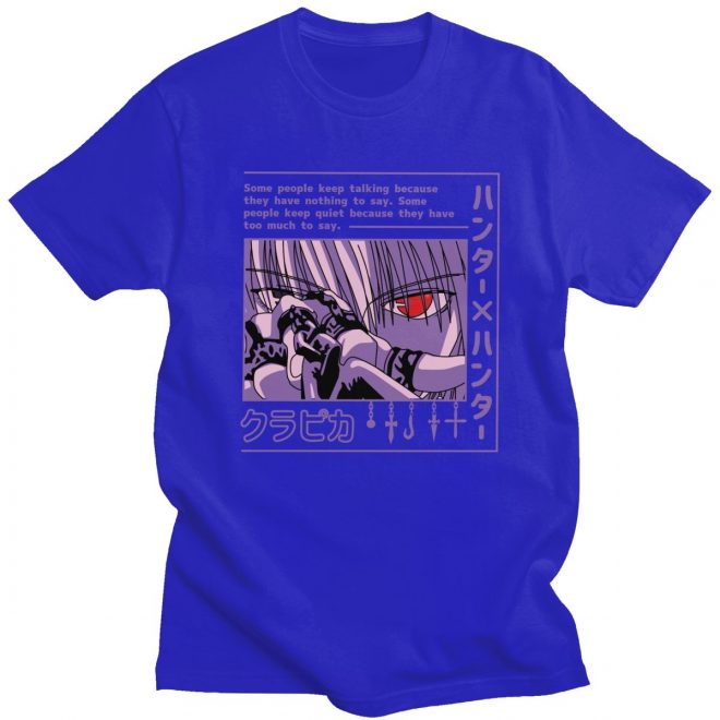T-Shirt-Kurapika-Bleu