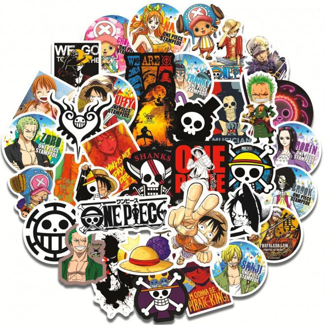 50-Autocollants-One-Piece