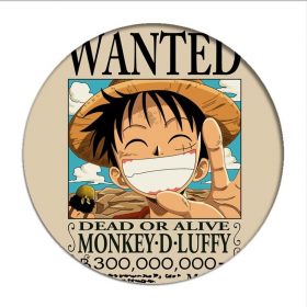 Badge-Wanted-Luffy