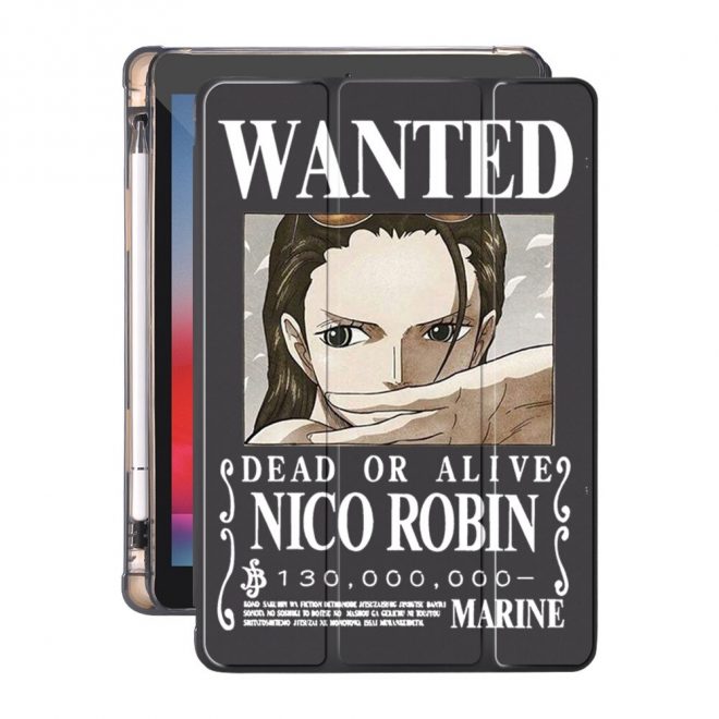 Coque-iPad-Nico-Robin-Noir