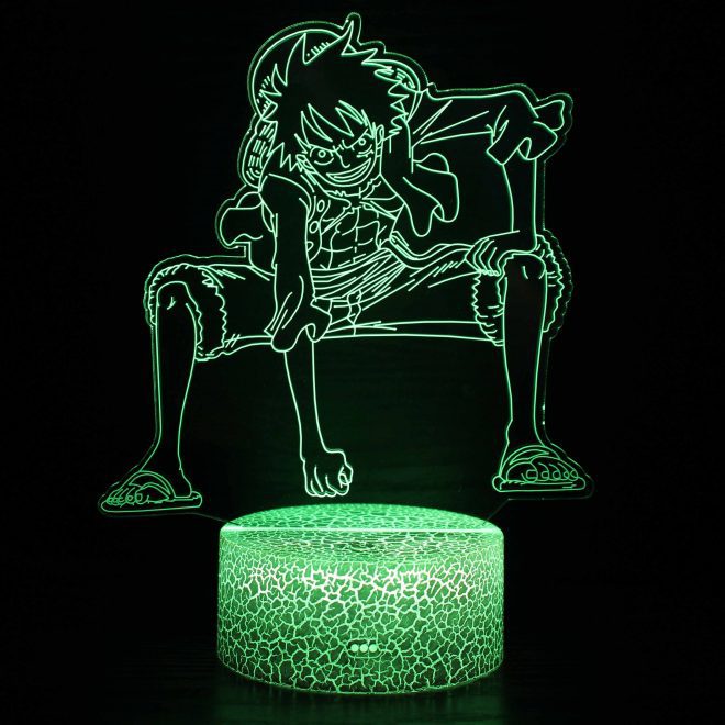 Lampe-LED-Luffy-Gear-Second-Cracked-Vert