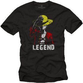 T-Shirt-Luffy-Legende-Noir