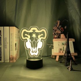 Lampe 3D Logo Taureaux Noirs