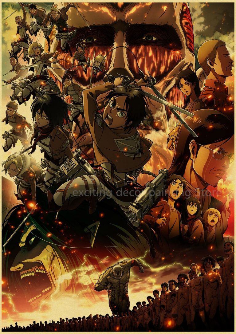 Poster Attaque des Titans Bataillon d'Exploration