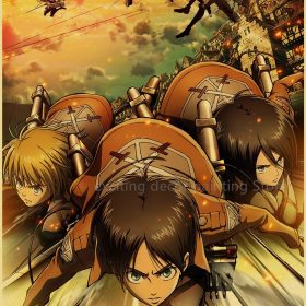 Poster Eren – Mikasa – Armin