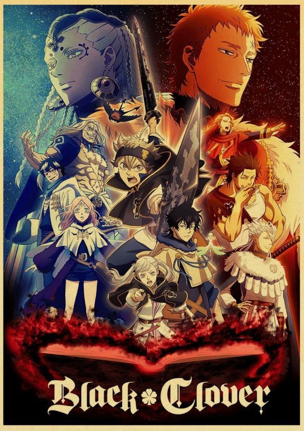 Poster Personnages Black Clover