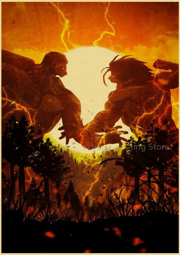 Poster Titan Primordial vs Titan Cuirassé