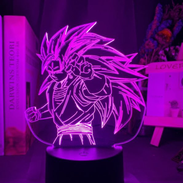 Lampe 3D Goku Super Saiyan 3