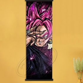 Poster Black Goku Rosé