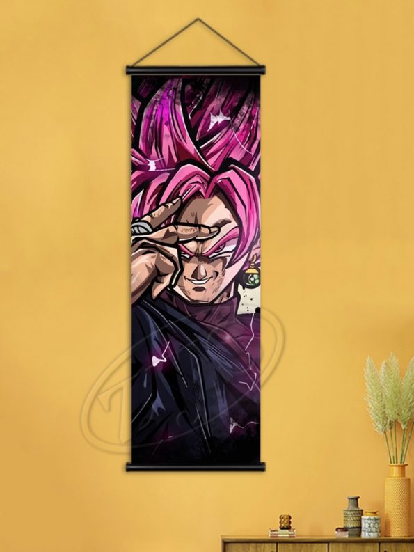 Poster Black Goku Rosé