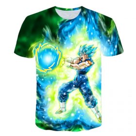 T-Shirt Goku SSJG Kamehameha